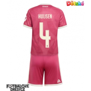 Real Madrid Dean Huijsen #4 Dětské Alternativní dres komplet 2026-27 Krátký Rukáv (+ trenýrky)